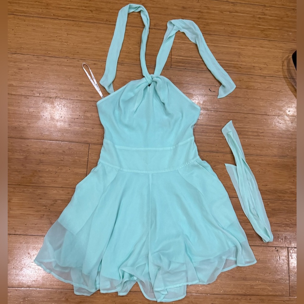 Mint Green Halter Romper